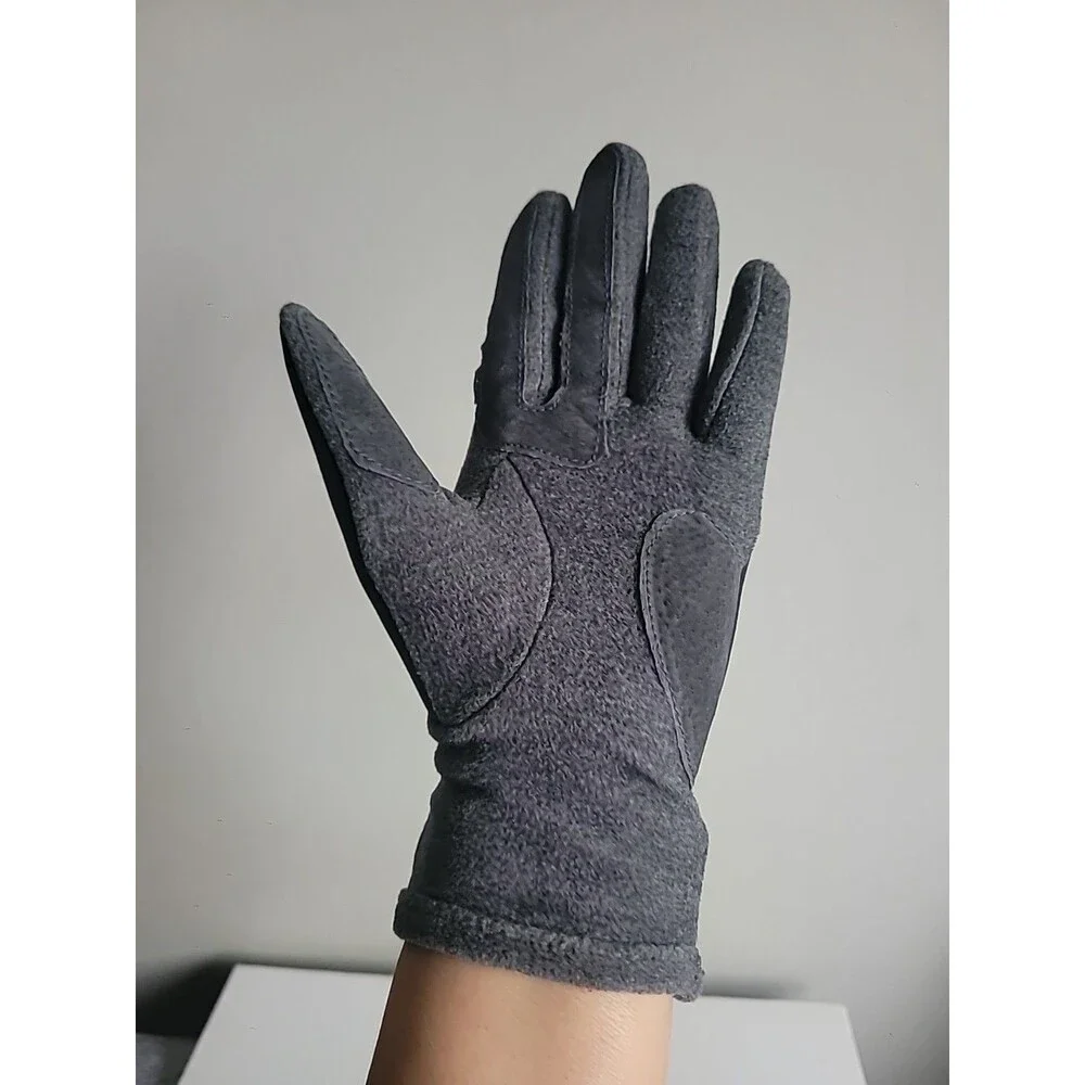 Isotoner Grey Ladies Gloves - Picture 2 of 8